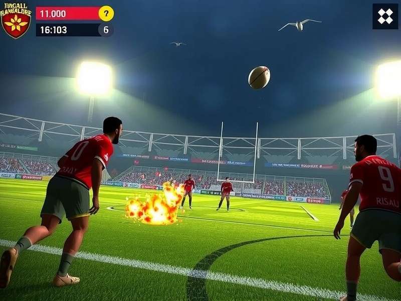 Bangalore Rugby Rampage gameplay screenshot